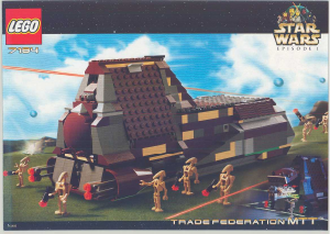Manuale Lego set 7184 Star Wars Trade federation MTT