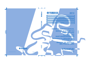 Manual Yamaha WR250F (2014) Motorcycle