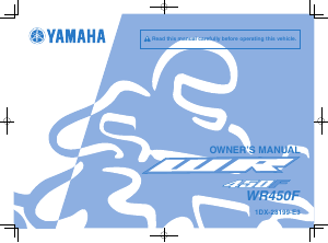 Handleiding Yamaha WR450F (2015) Motor