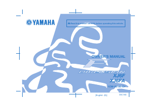 Manual Yamaha XJ6F (2015) Motorcycle