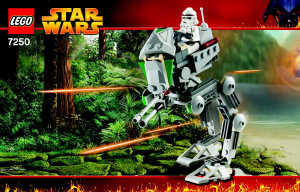 Manual de uso Lego set 7250 Star Wars Clone scout walker