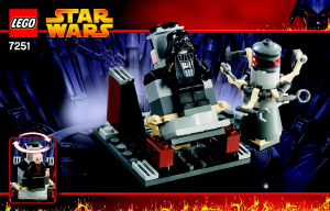 Bruksanvisning Lego set 7251 Star Wars Darth Vader Transformation