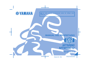 Manual de uso Yamaha XSR700 (2016) Motocicleta