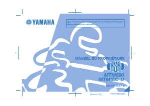 Mode d’emploi Yamaha XSR700 (2016) Moto