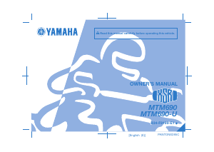 Manual Yamaha XSR700 (2017) Motorcycle