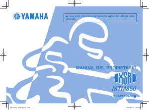 Manual de uso Yamaha XSR900 (2016) Motocicleta