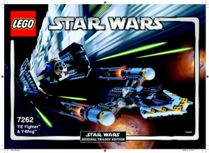 Handleiding Lego set 7262 Star Wars TIE fighter and Y-Wing