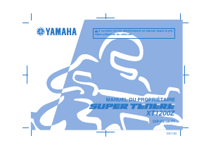 Mode d’emploi Yamaha XT1200Z (2011) Moto