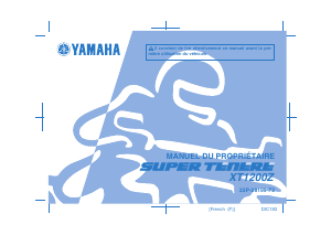 Mode d’emploi Yamaha XT1200Z (2012) Moto