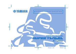 Manual Yamaha XT1200Z (2013) Motorcycle