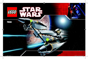 Manual de uso Lego set 7656 Star Wars General Grievous starfighter