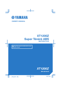 Handleiding Yamaha XT1200Z (2017) Motor