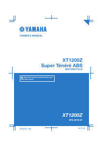 Manual Yamaha XT1200Z (2019) Motorcycle
