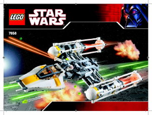 Bruksanvisning Lego set 7658 Star Wars Y-wing Fighter