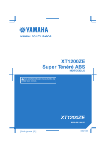 Manual Yamaha XT1200ZE (2017) Motocicleta