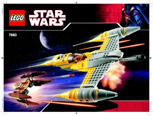 Manuale Lego set 7660 Star Wars Naboo N-1 starfighter e vulture droid