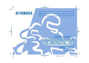 Manual Yamaha XVS1300A (2016) Motorcycle