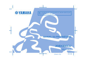 Mode d’emploi Yamaha XVS1300CU (2015) Moto