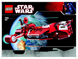 Mode d’emploi Lego set 7665 Star Wars Republic Cruiser