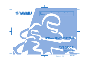 Manual de uso Yamaha XVS950CR (2016) Motocicleta