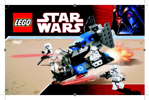 Handleiding Lego set 7667 Star Wars Imperial dropship