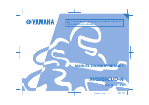 Mode d’emploi Yamaha XVS950CU (2017) Moto