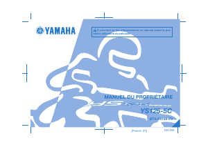 Mode d’emploi Yamaha YS125 (2017) Moto
