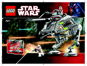 Manual de uso Lego set 7671 Star Wars AT-AP walker