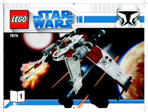 Bruksanvisning Lego set 7674 Star Wars V-19 Torrent