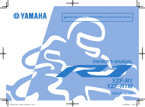 Handleiding Yamaha YZF-R1 (2015) Motor