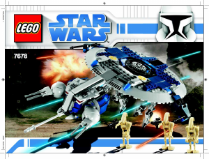 Manual de uso Lego set 7678 Star Wars Droid gunship