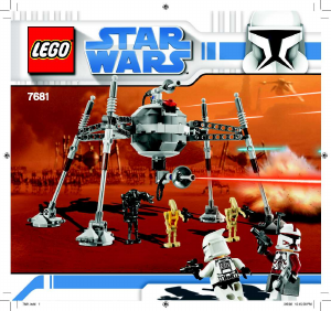 Bedienungsanleitung Lego set 7681 Star Wars Separatist Spider Droid