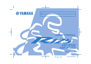 Manual Yamaha YZF-R125 (2014) Motorcycle