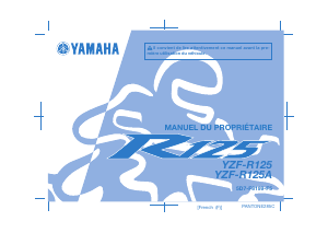 Mode d’emploi Yamaha YZF-R125 (2014) Moto