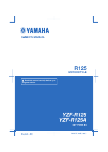 Manual Yamaha YZF-R125 (2016) Motorcycle