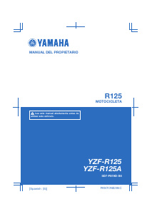 Manual de uso Yamaha YZF-R125 (2016) Motocicleta