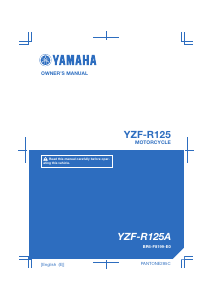 Handleiding Yamaha YZF-R125 (2017) Motor