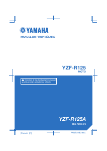 Mode d’emploi Yamaha YZF-R125 (2017) Moto