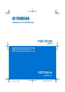 Mode d’emploi Yamaha YZF-R125 (2020) Moto