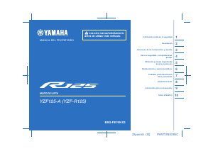 Manual de uso Yamaha YZF-R125 (2021) Motocicleta