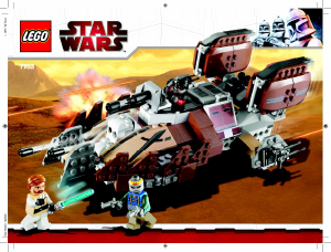 Manual Lego set 7753 Star Wars Pirate tank