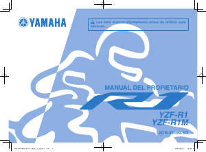 Manual de uso Yamaha YZF-R1M (2015) Motocicleta