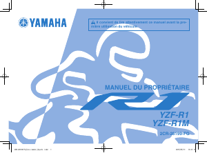 Mode d’emploi Yamaha YZF-R1M (2015) Moto