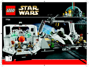 Manual de uso Lego set 7754 Star Wars Home One Mon Calamari star cruiser