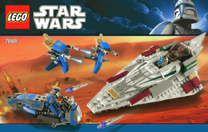 Handleiding Lego set 7868 Star Wars Mace Windus Jedi starfighter