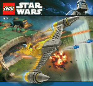 Manual de uso Lego set 7877 Star Wars Naboo starfighter