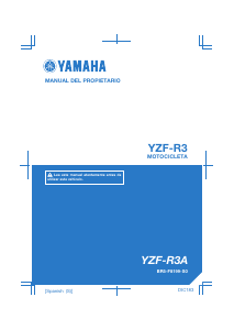 Manual de uso Yamaha YZF-R3 (2018) Motocicleta