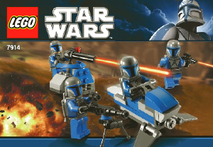 Bruksanvisning Lego set 7914 Star Wars Mandalorian Battle Pack