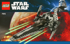 Manuale Lego set 7915 Star Wars Imperial V-Wing starfighter