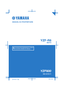 Mode d’emploi Yamaha YZF-R6 (2018) Moto